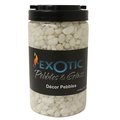 Exotic Pebbles & Aggregates PEA GRAVEL SNW WHT 5.5LB PSW-0510J